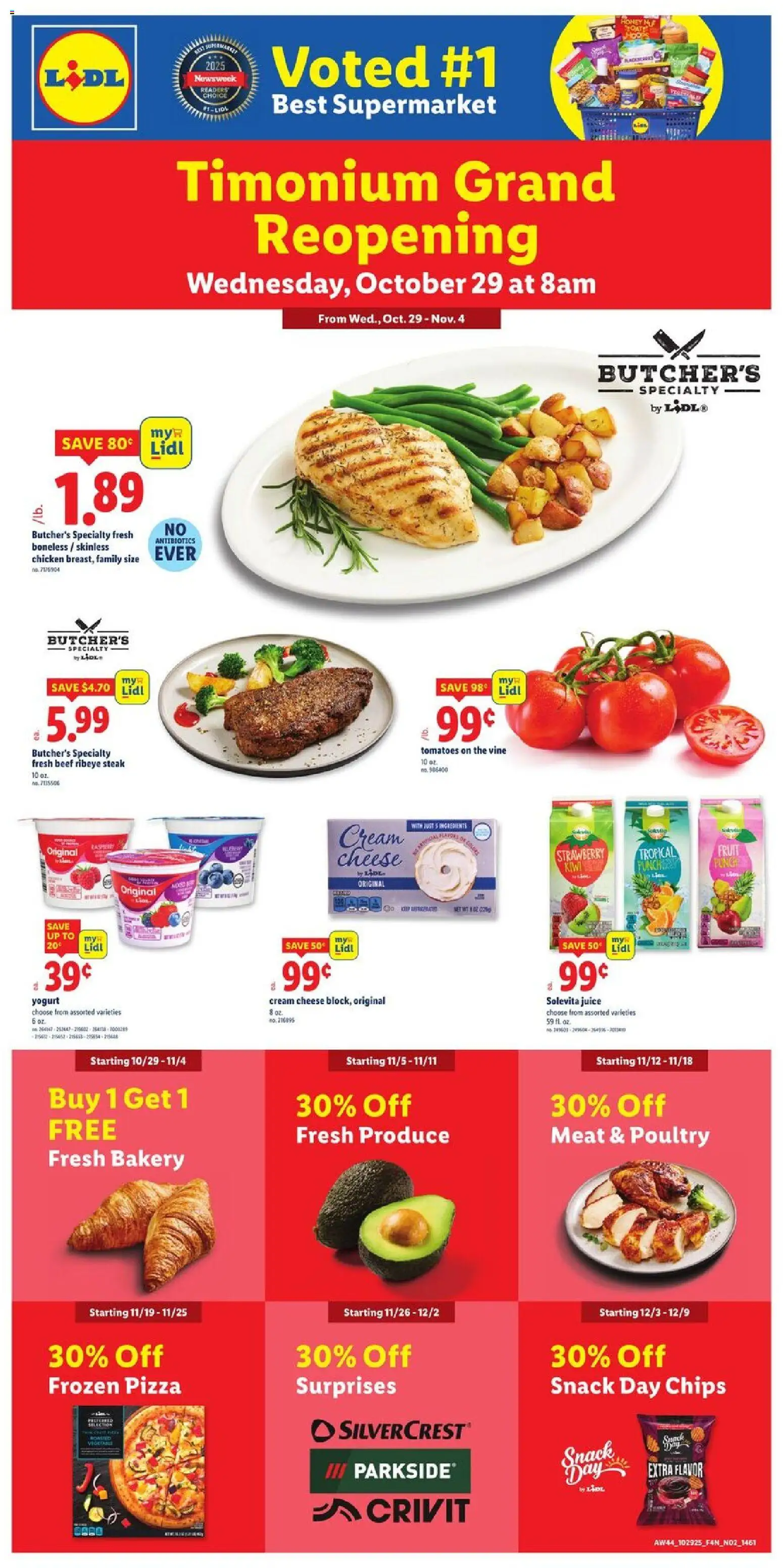 Lidl Grand Opening - page 1- valid from 10/29/2025