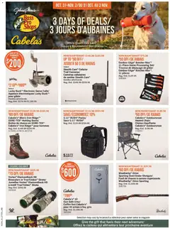 Preview Cabelas flyer / circulaire valid from Oct 31, 2025