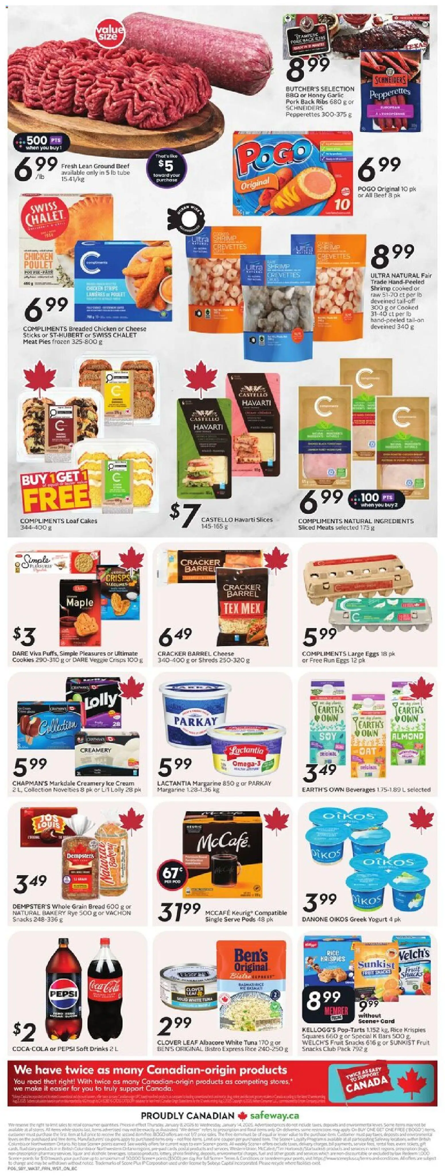 Safeway weekly flyer / circulaire - page 4- valid from Jan 8, 2026