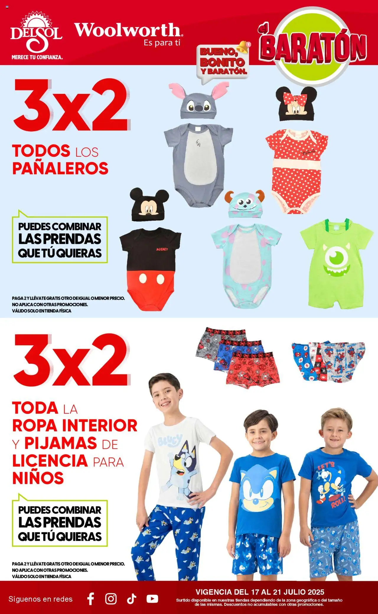 Del Sol y Woolworth - Catálogo Llegó el Baratón - página 6- válido desde 17/07/2025