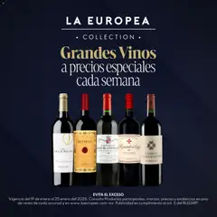 La Europea catálogo Grandes Vinos válido desde 19/01/2026