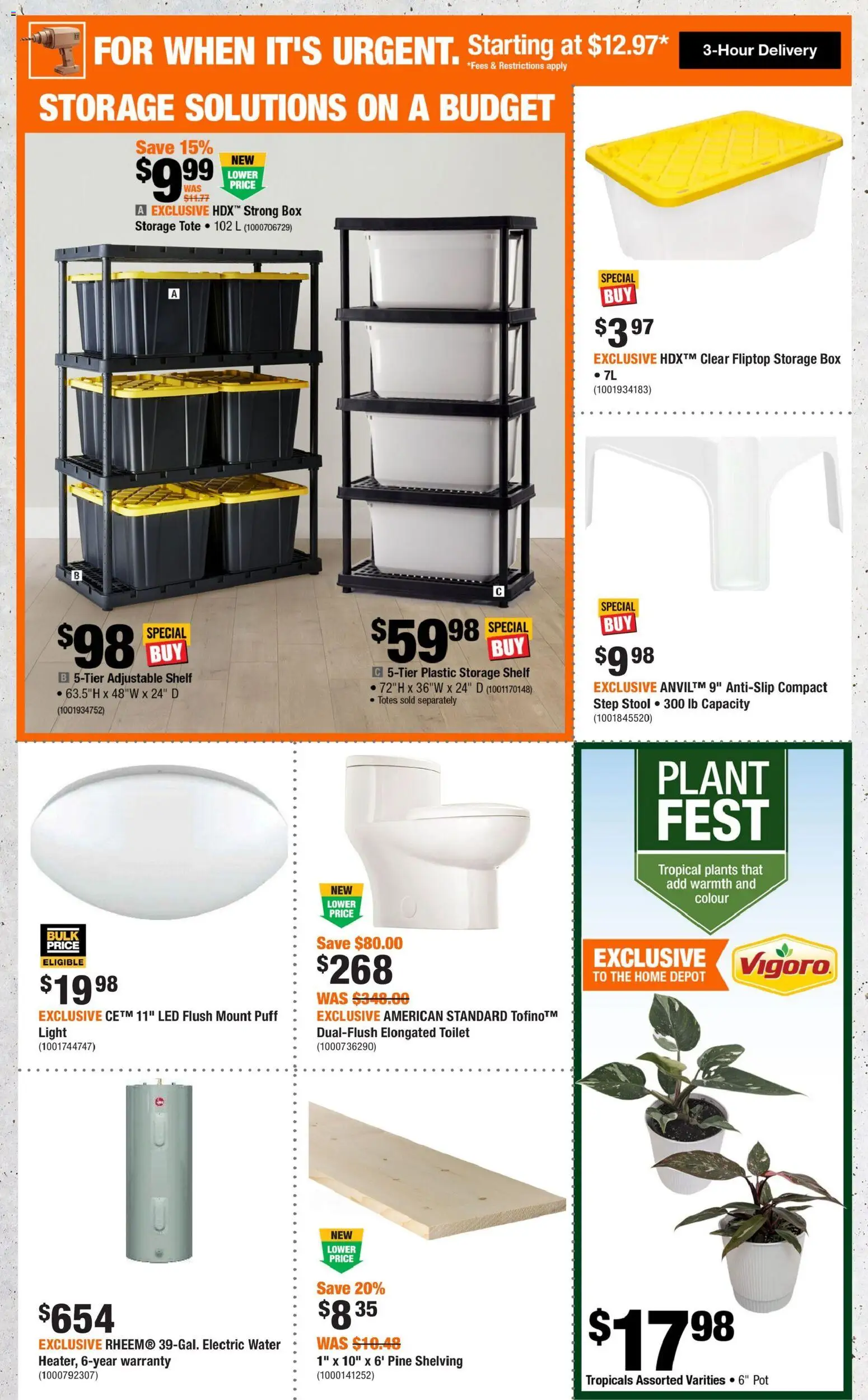 Home Depot weekly flyer / circulaire - page 2- valid from Jan 15, 2026
