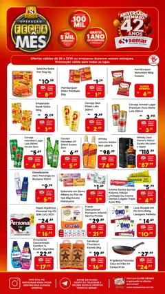 Pré-visualização Semar Supermercado - Ofertas Fecha Mês válida a partir de 30/10/2025