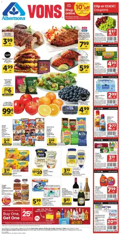 Preview Vons Weekly Ad valid from 01/28/2026