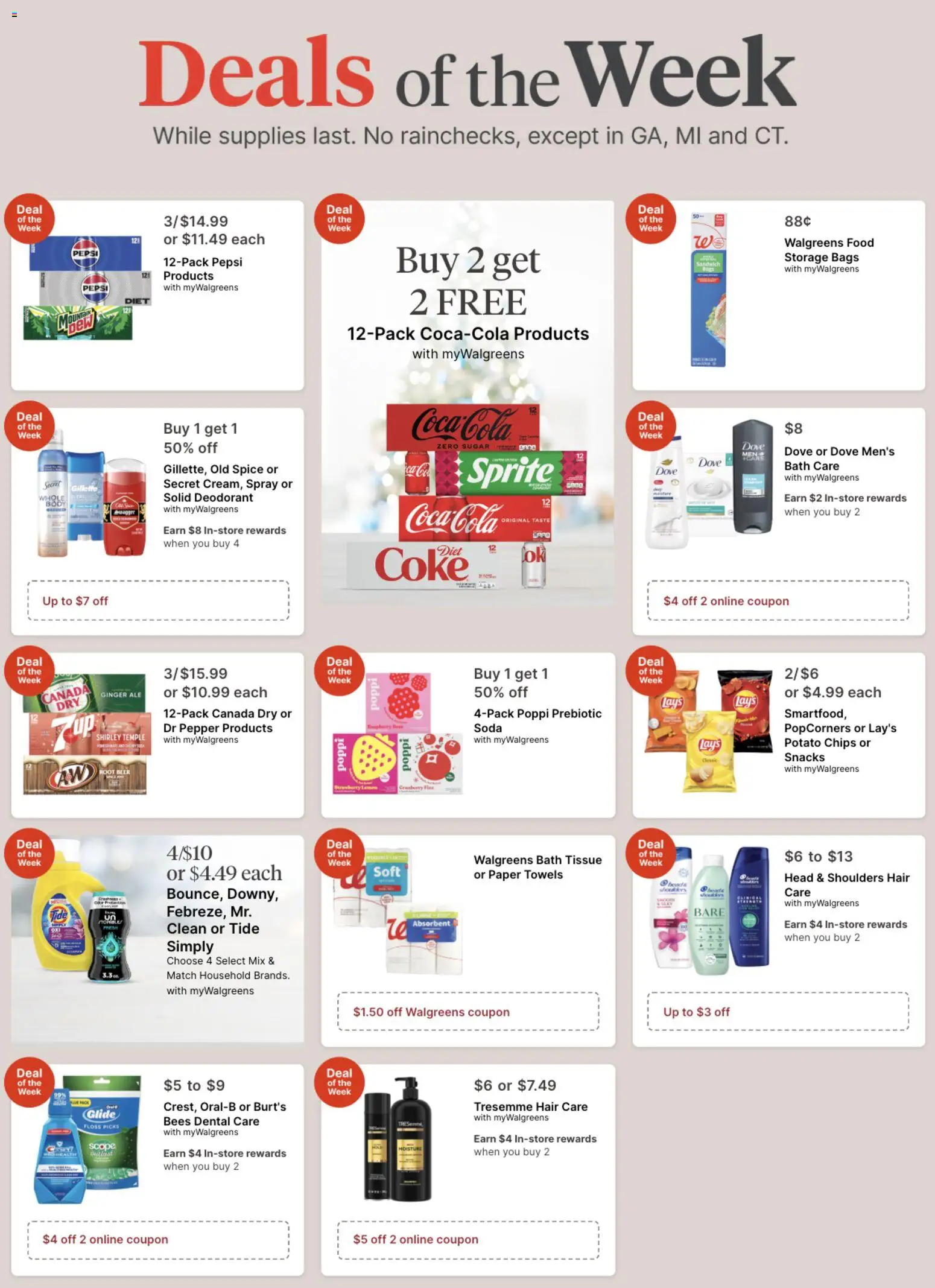 Walgreens Weekly Ad - page 1- valid from 12/07/2025