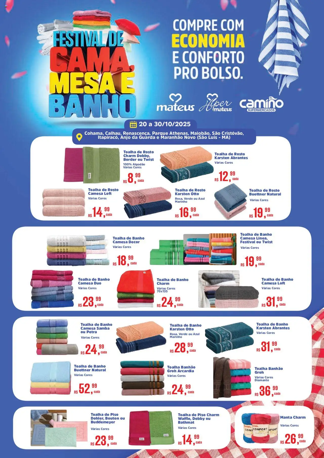 Mateus - Ofertas Festival de Cama Mesa e Banho - página 1- válido a partir de 20/10/2025
