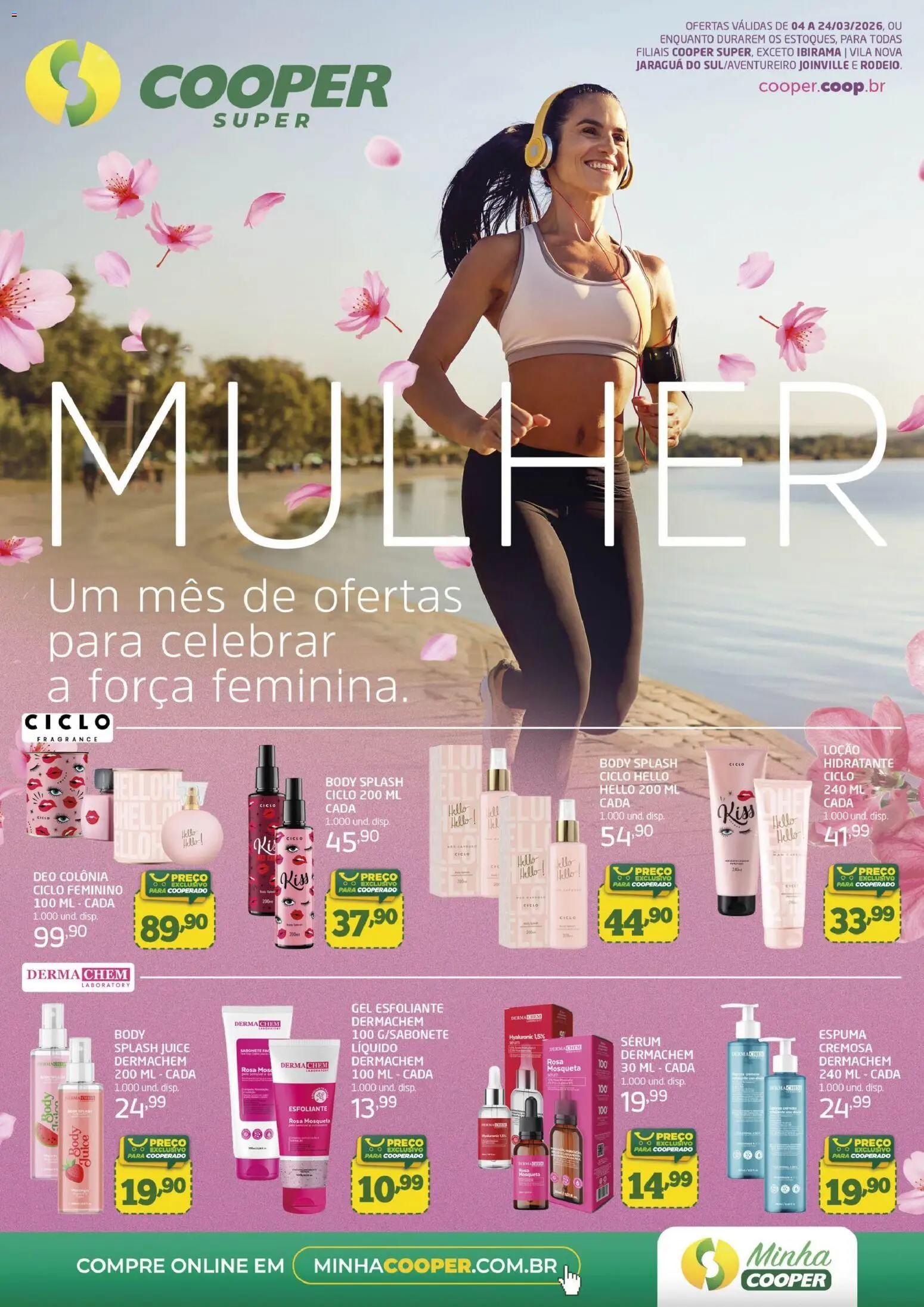 Cooper ofertas Dia da Mulher - página 1- válido a partir de 04/03/2026
