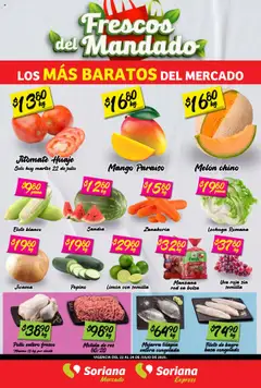 Soriana - Frescos del Mandado Mercado: Tamaulipas válido desde 22/07/2025