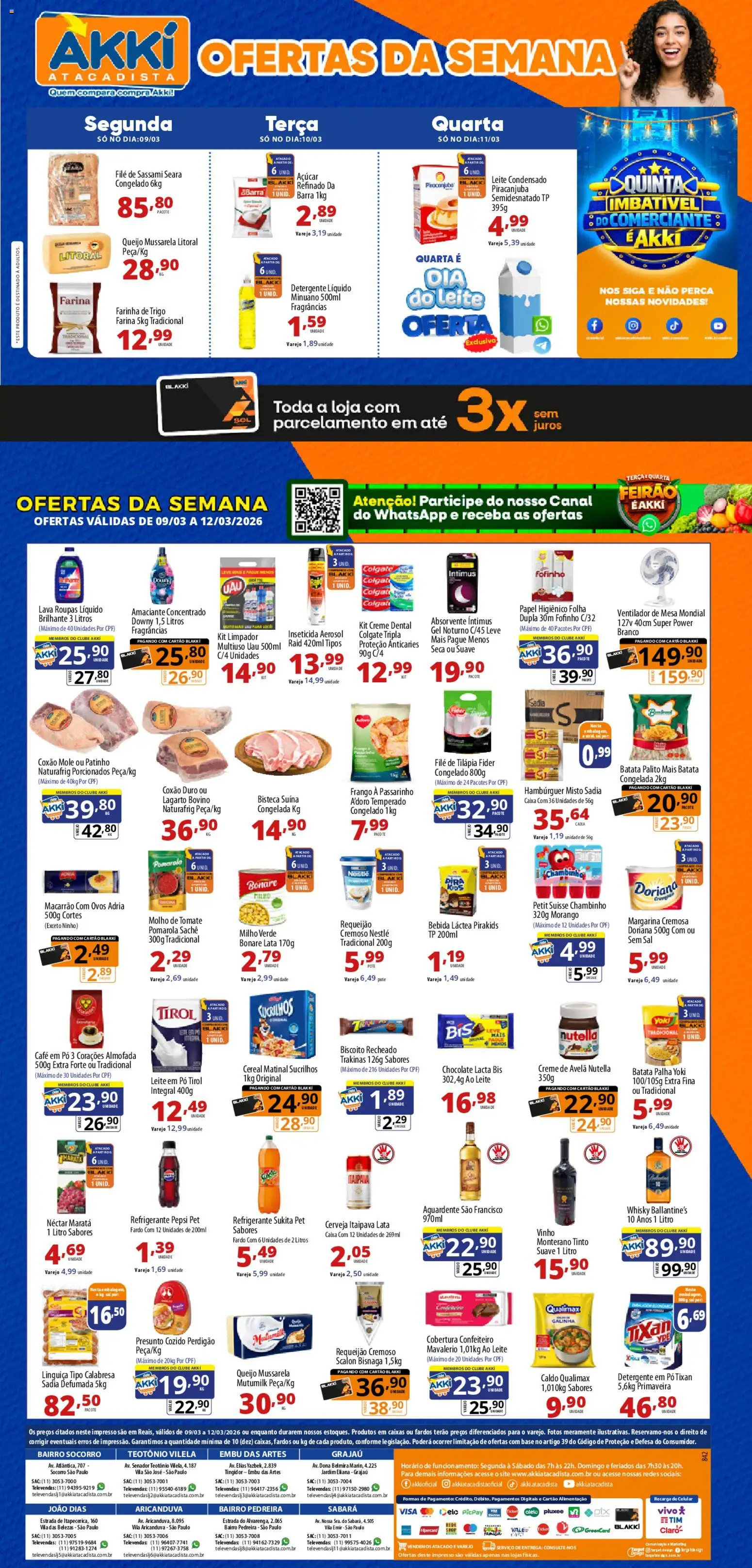 Akki Atacadista - Ofertas da semana - página 1- válido a partir de 09/03/2026
