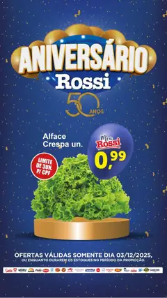 Pré-visualização Rossi Supermercados - Ofertas do Dia válida a partir de 03/12/2025