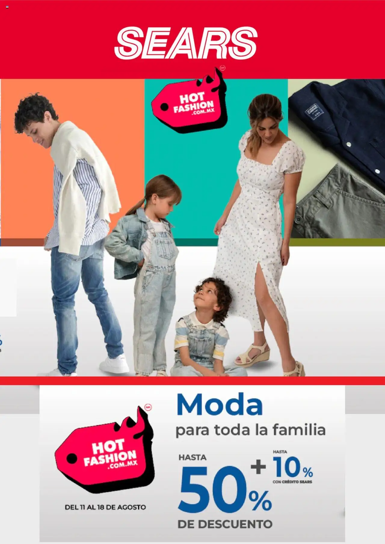 Sears - Hot Sale - página 1- válido desde 11/08/2025