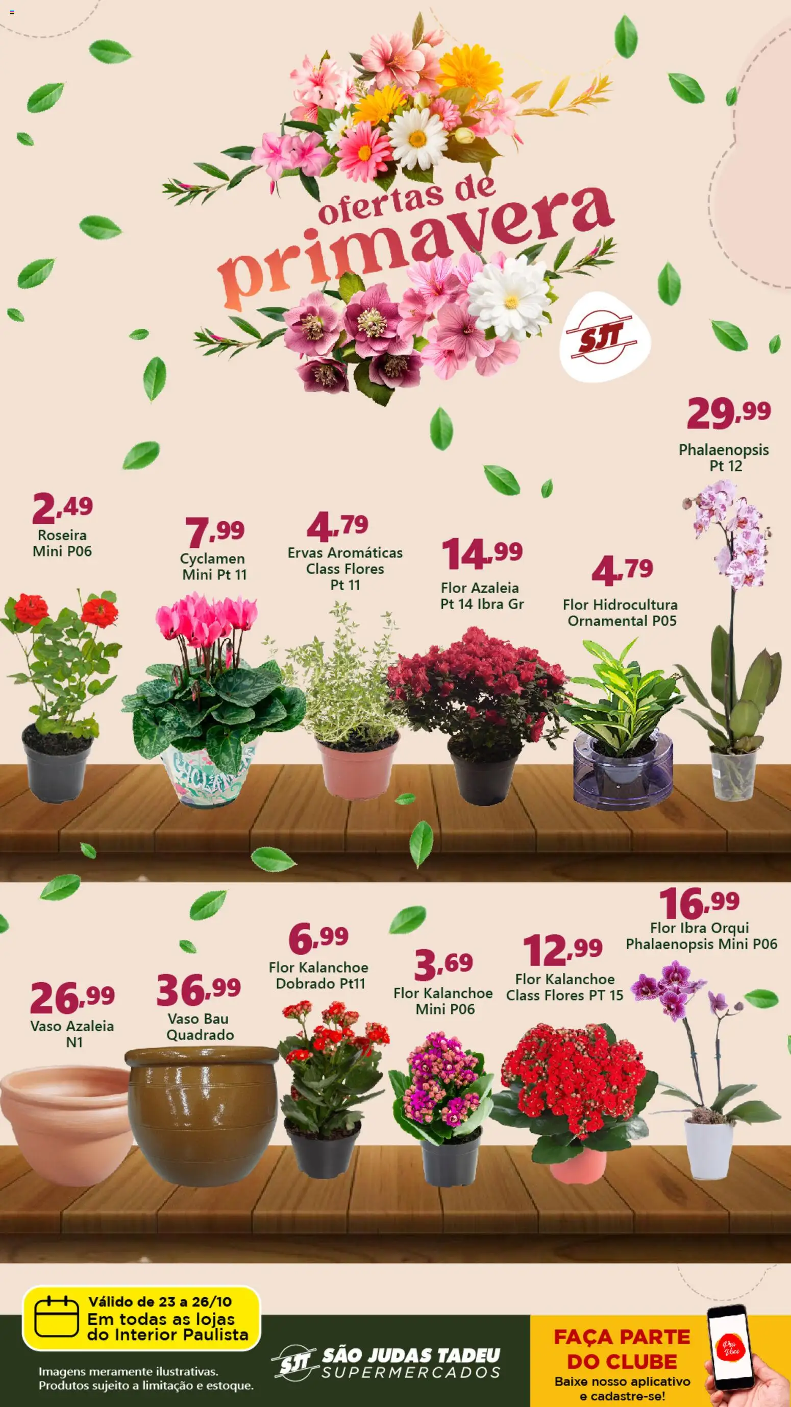 São Judas Tadeu - Ofertas de Primavera - página 1- válido a partir de 23/10/2025
