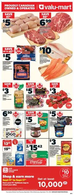 Preview Valu Mart weekly flyer valid from Sep 11, 2025