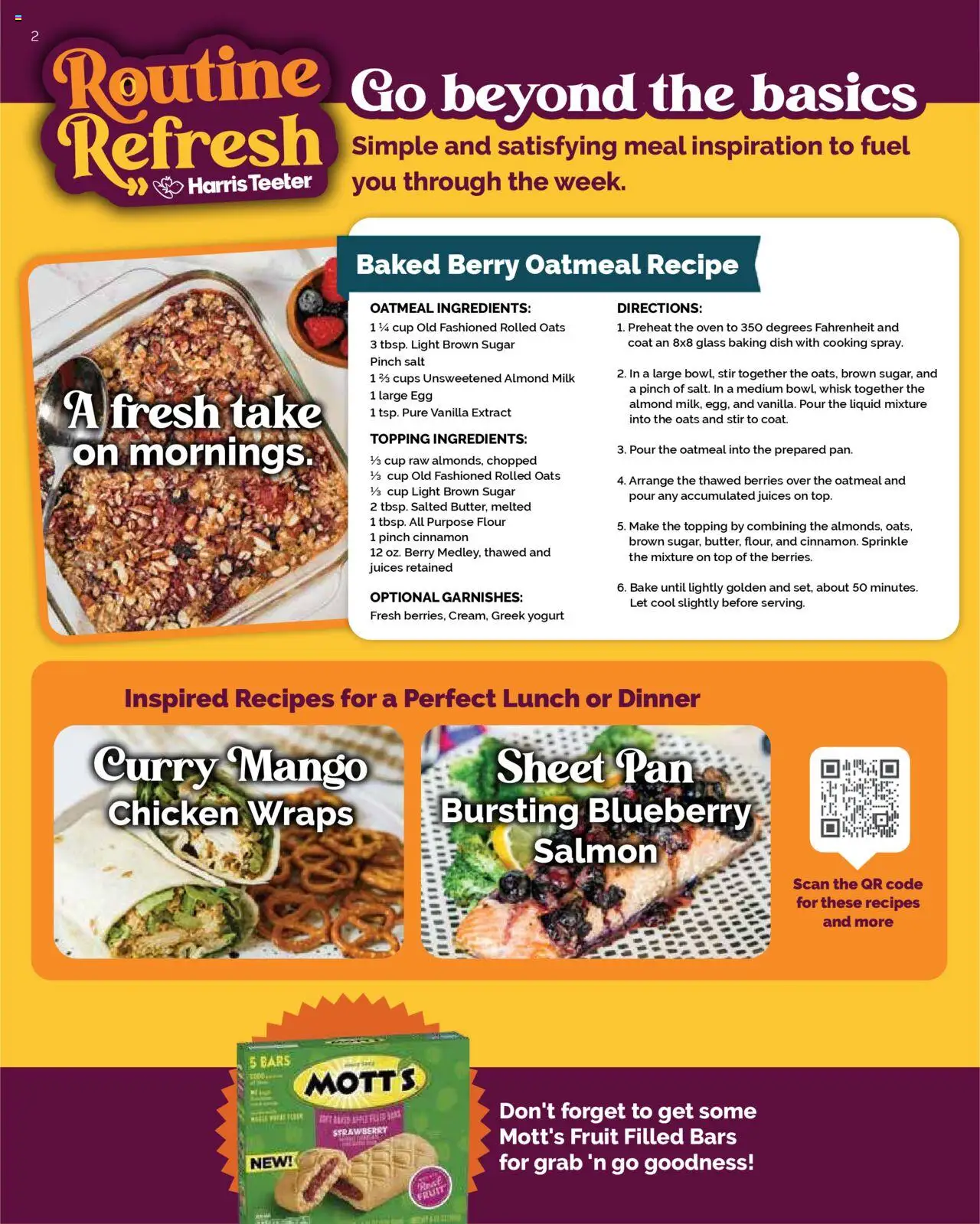 Harris Teeter Monthly Ad - page 2- valid from 07/16/2025