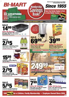 Preview Bi-Mart Weekly Ad valid from 11/11/2025