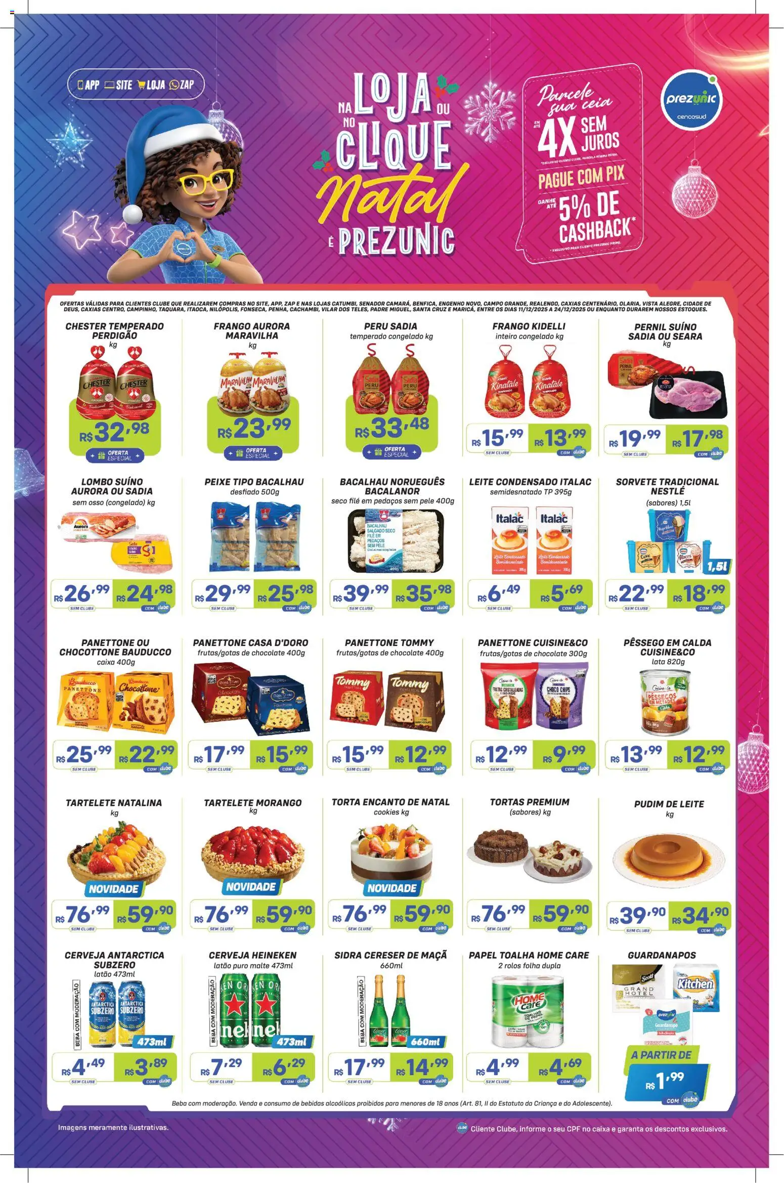 Encarte Prezunic - página 1- válido a partir de 11/12/2025
