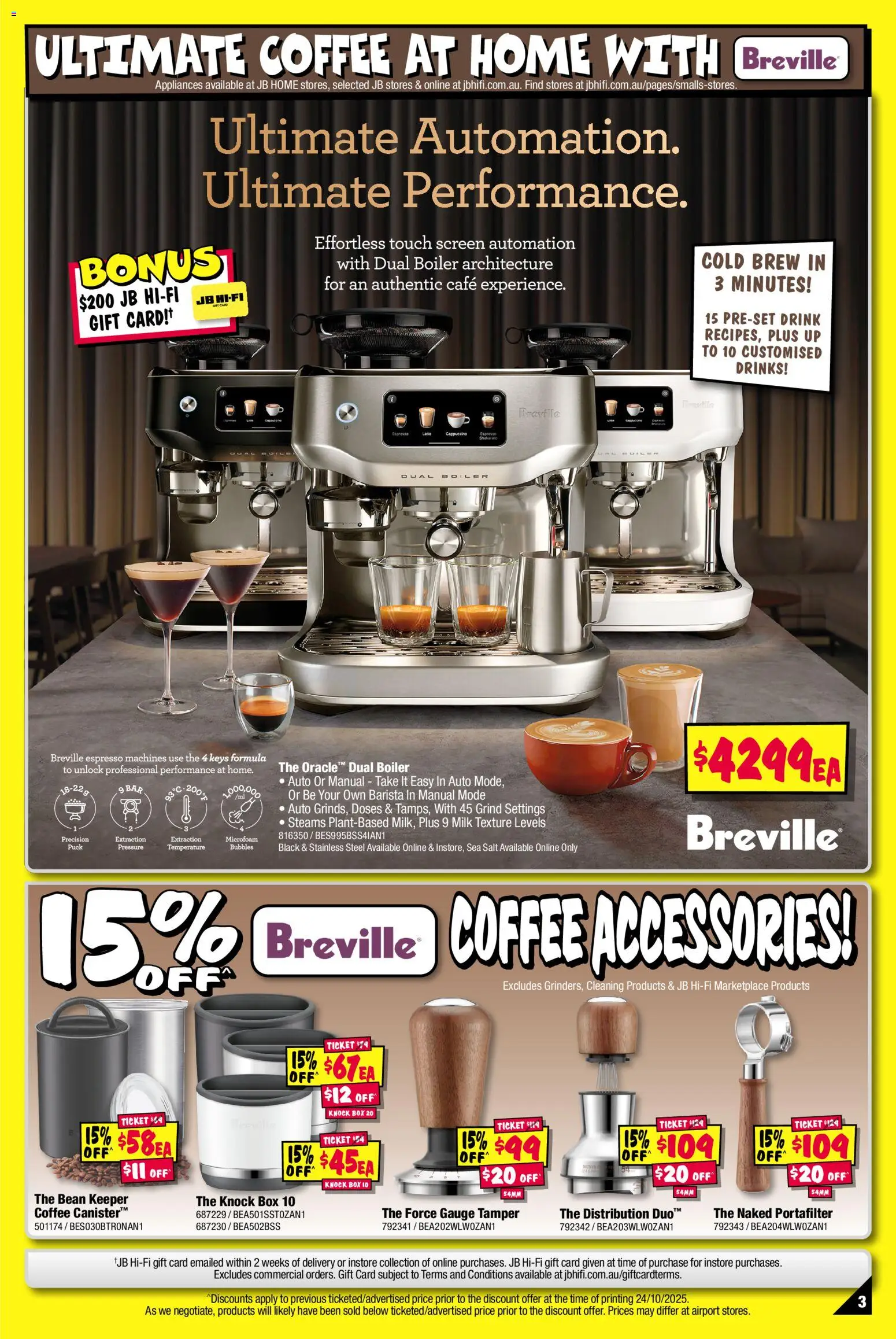 JB Hi-Fi Hottest Coffee Range - page 3- valid from 06/11/2025