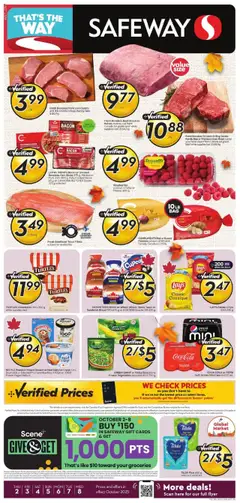Preview Safeway weekly flyer / circulaire valid from Oct 2, 2025