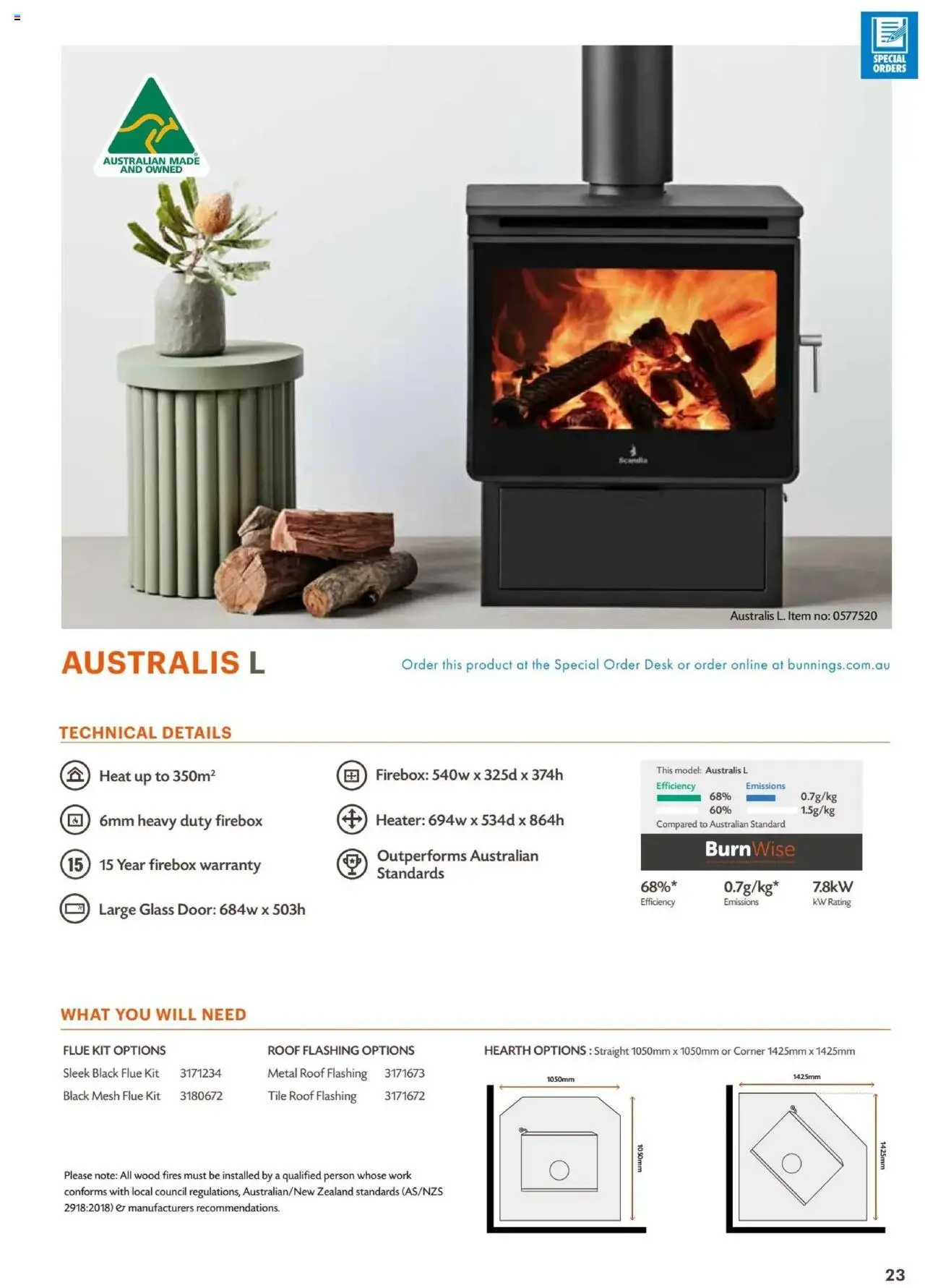 Bunnings Warehouse Scandia Range & Accessories Brochure 2025 - page 23- valid from 31/03/2025