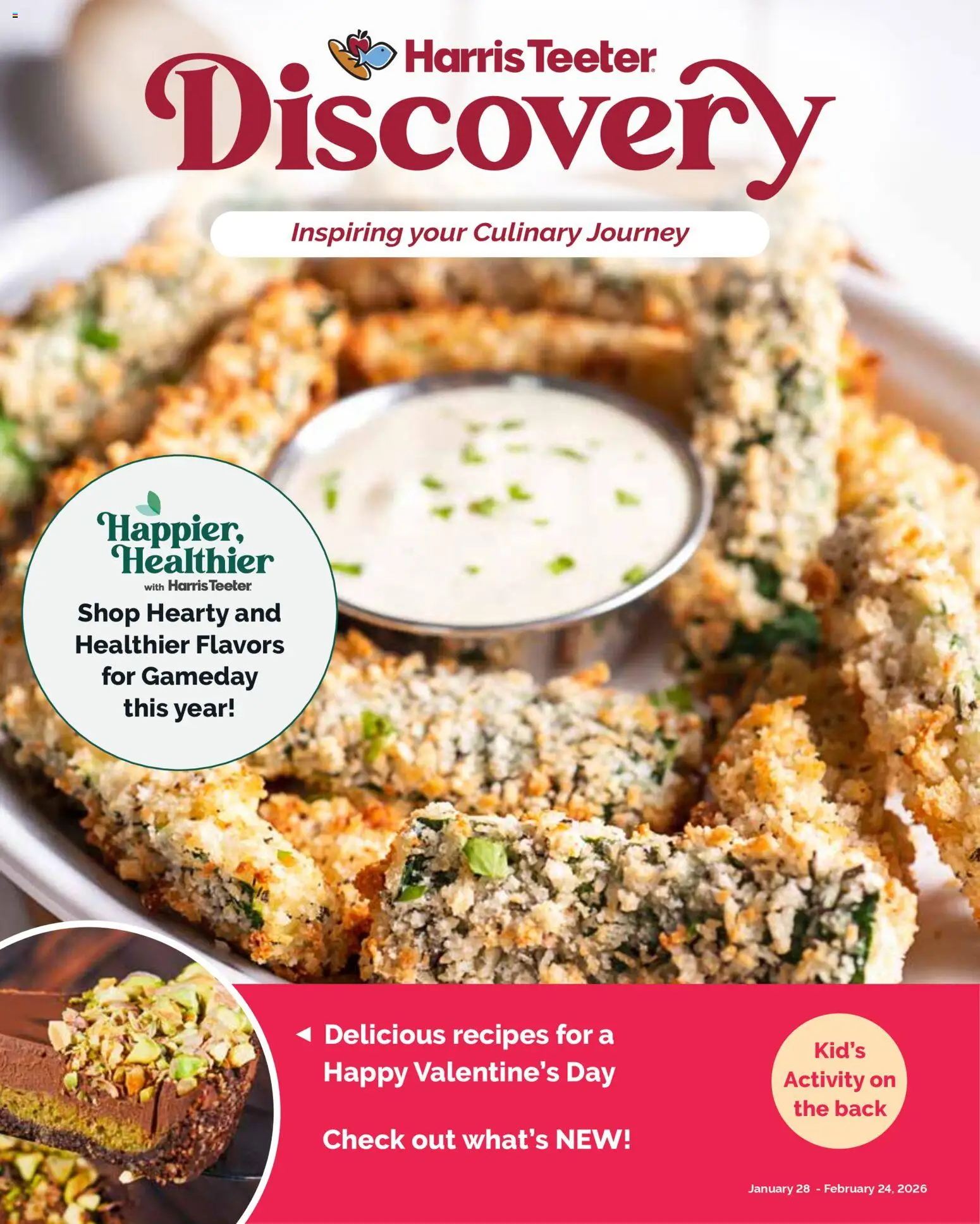Harris Teeter Monthly Ad - page 1- valid from 01/28/2026