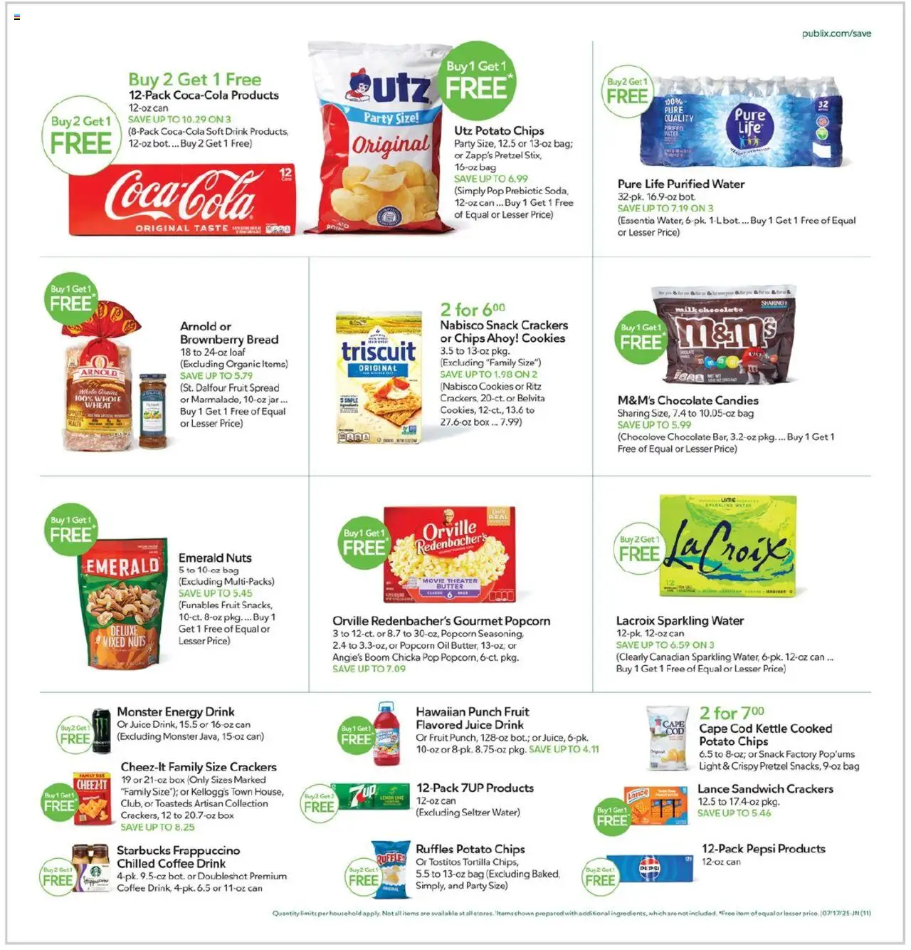 Publix Weekly Ad - page 11- valid from 07/16/2025