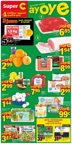 Preview Super C weekly flyer / circulaire valid from Apr 23, 2026