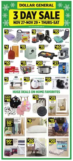 Preview Dollar General Black Friday valid from 11/23/2025