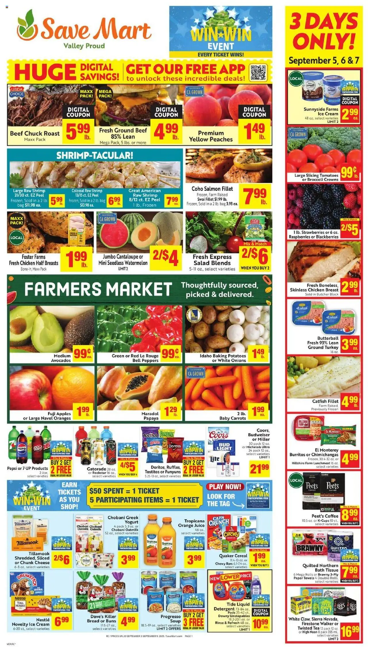 Save Mart Weekly - CA - page 1- valid from 09/03/2025