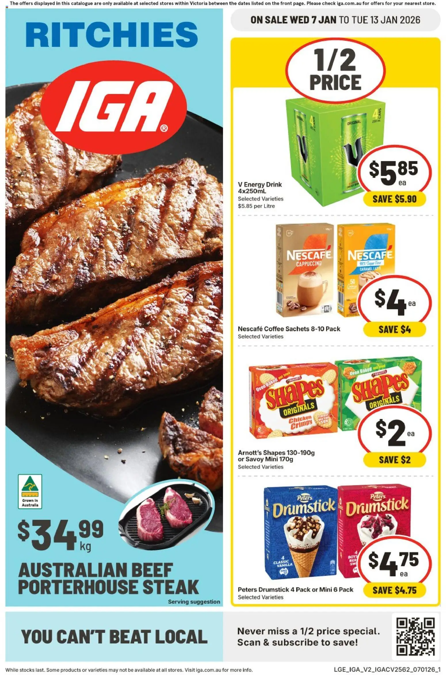 IGA Ritchies VIC - page 1- valid from 07/01/2026
