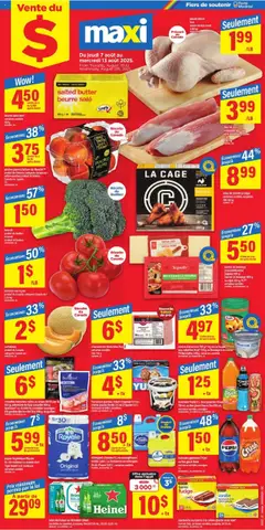 Preview Maxi weekly flyer / circulaire valid from Aug 7, 2025