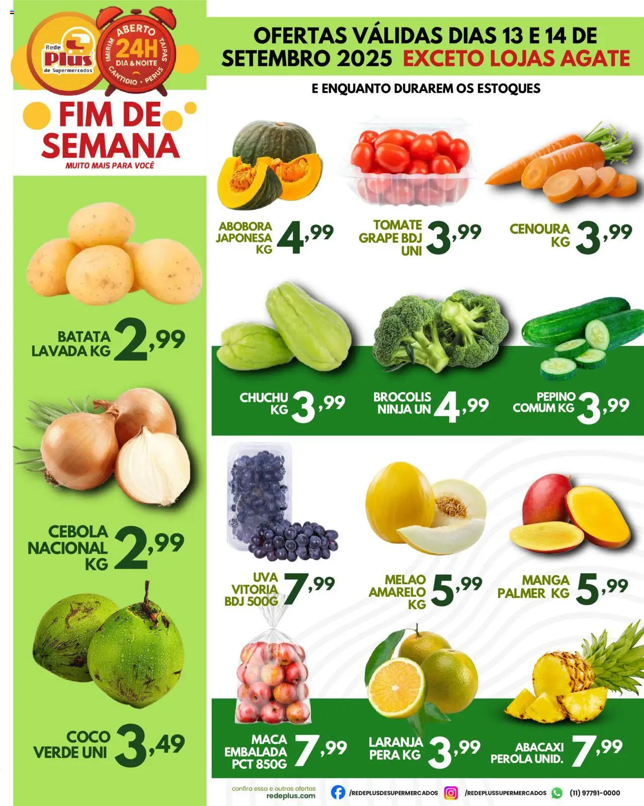 Rede Plus Supermercados - Ofertas da semana - página 1- válido a partir de 13/04/2025
