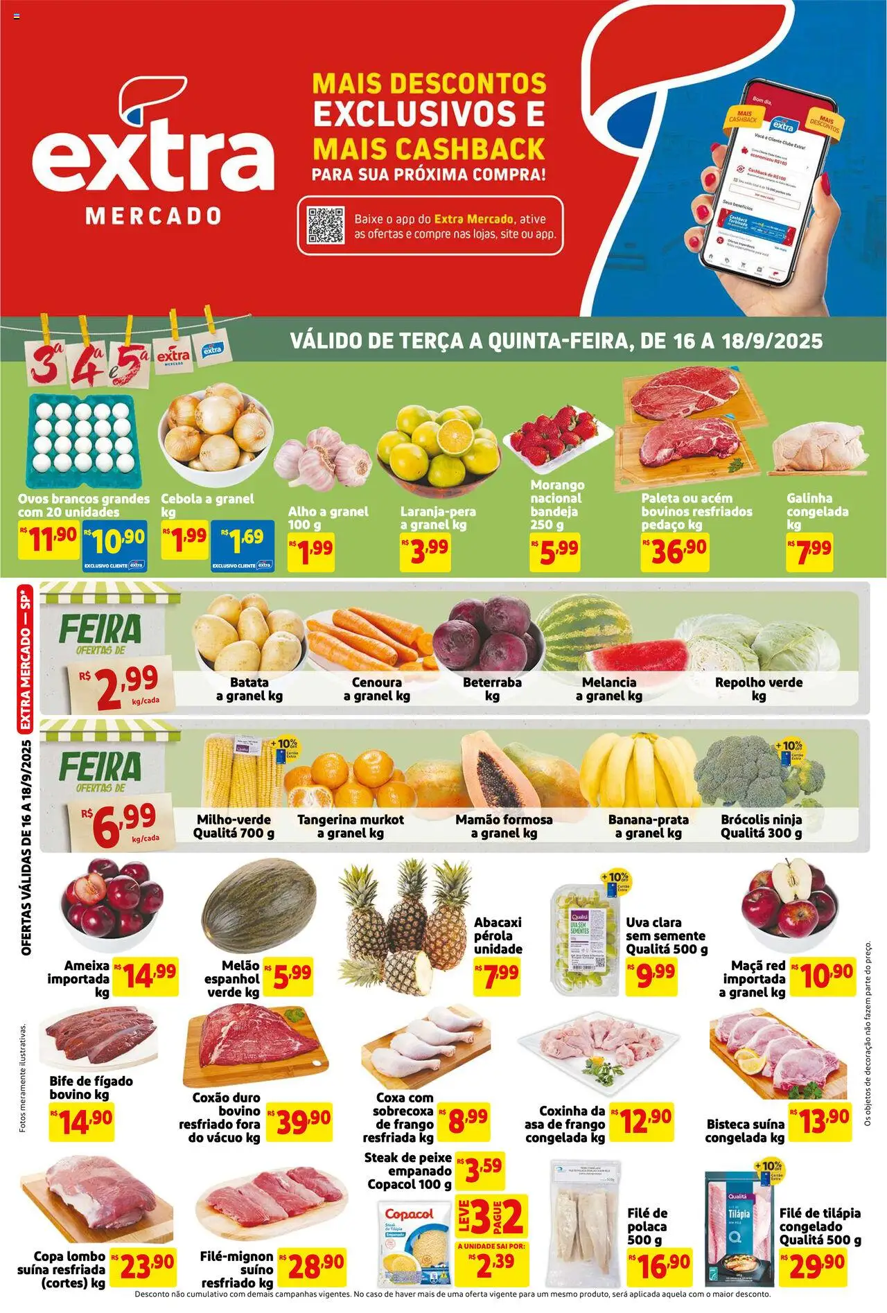 Extra - Ofertas de Mercado Terça e Quinta - página 1- válido a partir de 16/09/2025
