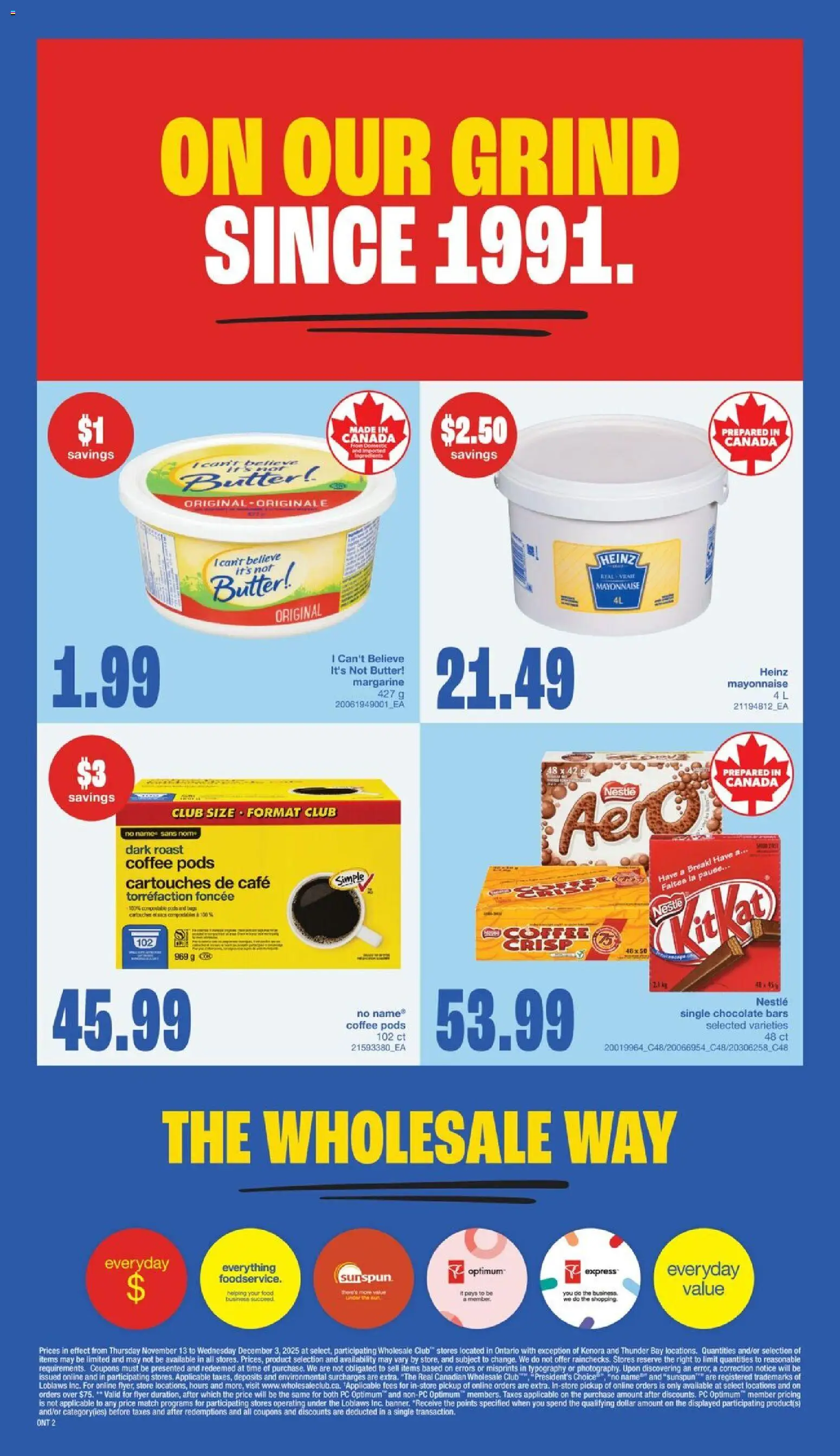 Wholesale Club weekly flyer / circulaire - page 6- valid from Nov 13, 2025