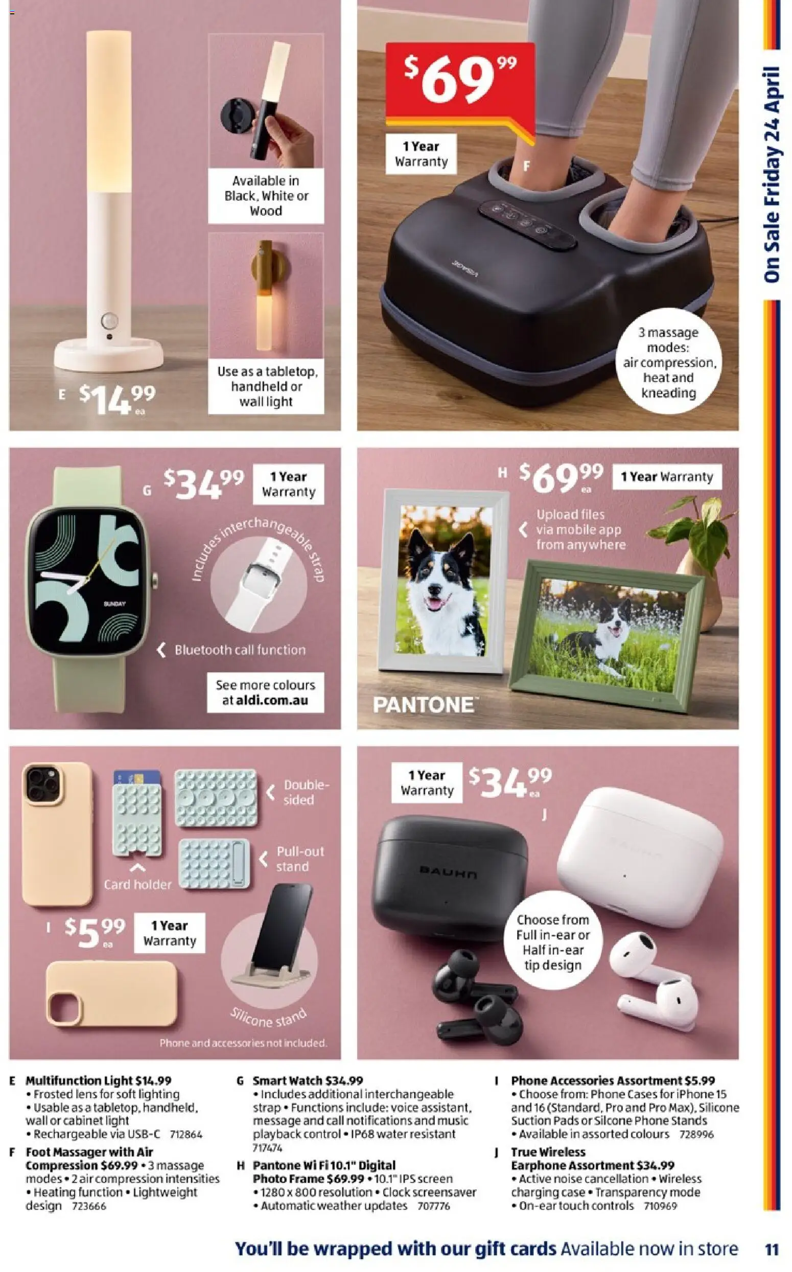 Aldi catalogue  - page 11- valid from 15/04/2026