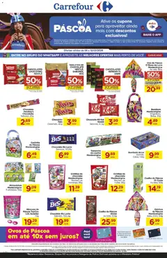 Pré-visualização Carrefour ofertas Páscoa Descontos válida a partir de 06/03/2026