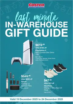 Costco catalogue preview - valid from 19/12/2025