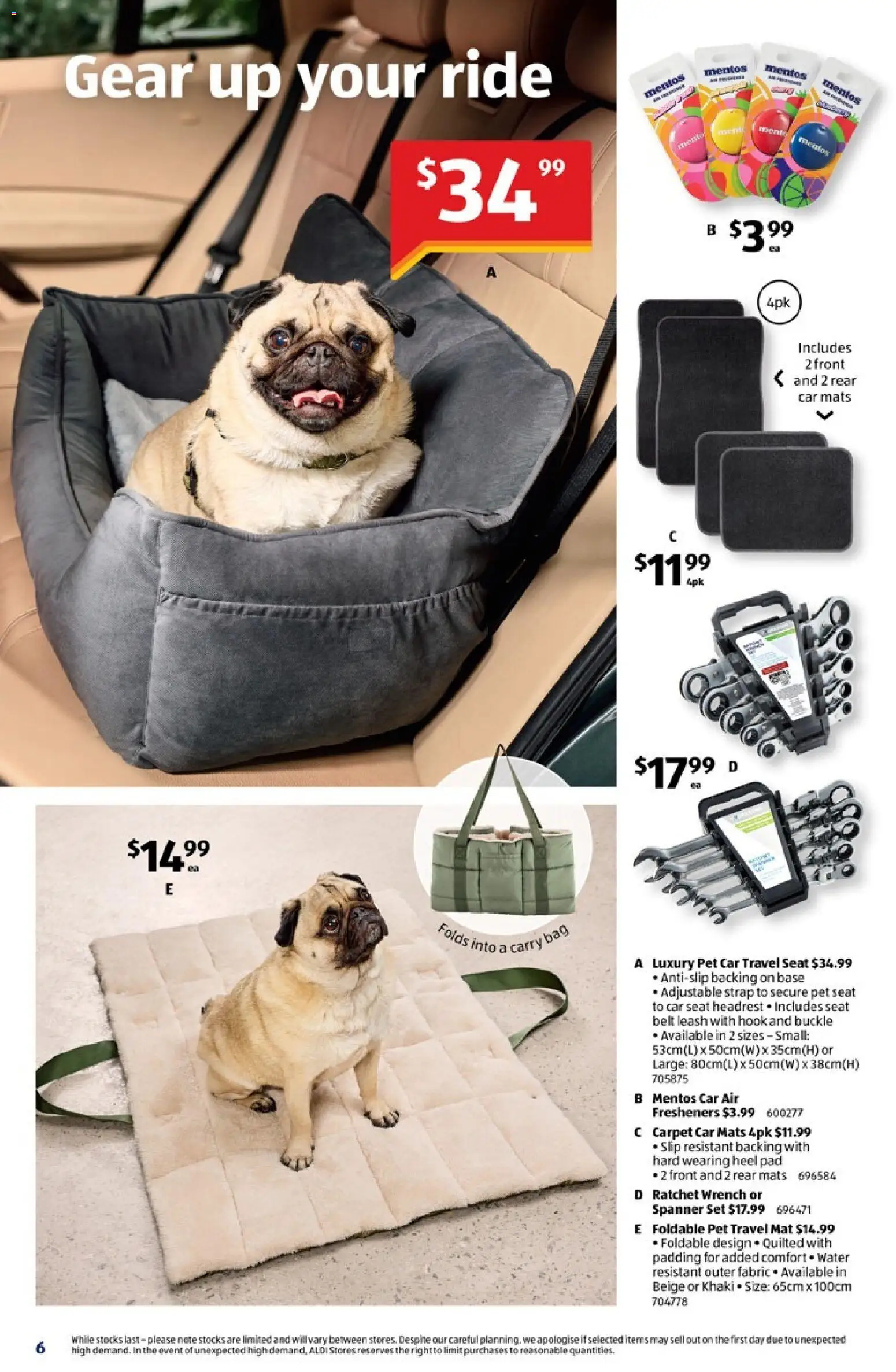 Aldi catalogue  - page 6- valid from 11/03/2026