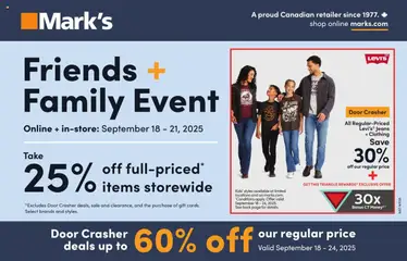 Preview Mark's weekly flyer / circulaire valid from Sep 18, 2025