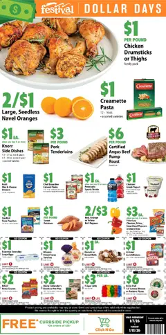 Preview Festival Foods Weekly Ad valid from 01/07/2026