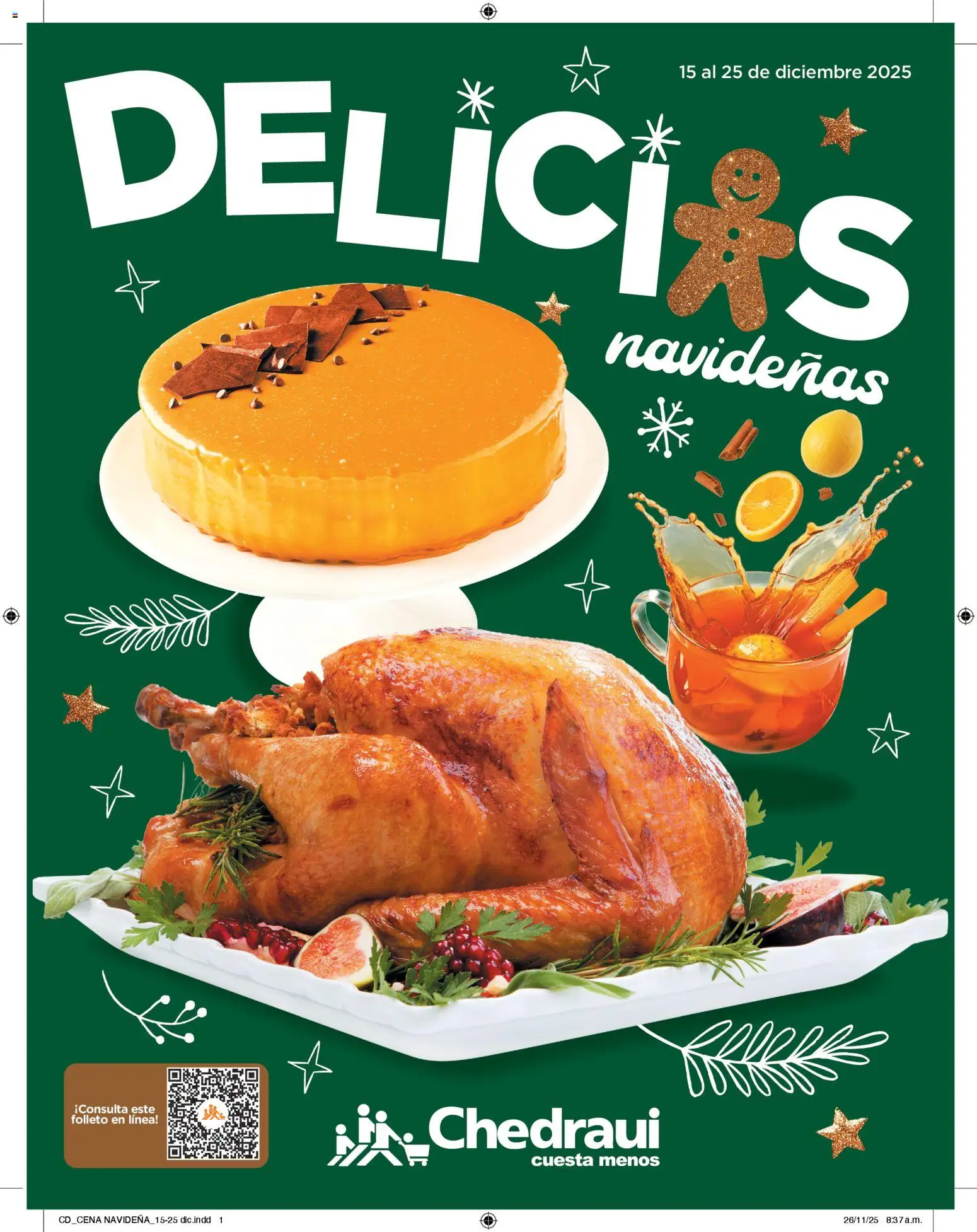 Chedraui folleto Delicias navideñas - página 1- válido desde 15/12/2025