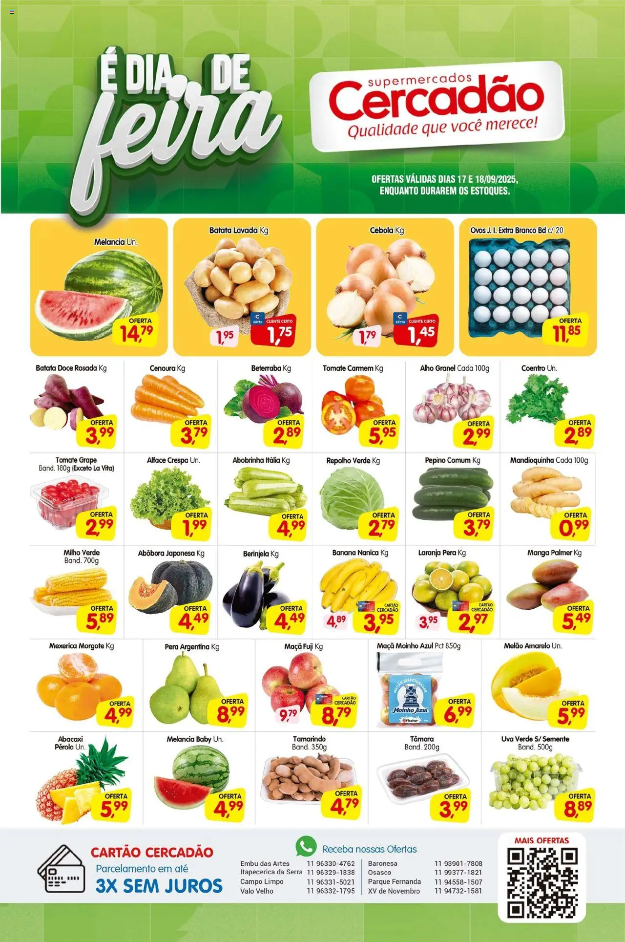 Cercadão - Ofertas da semana - página 1- válido a partir de 17/09/2025
