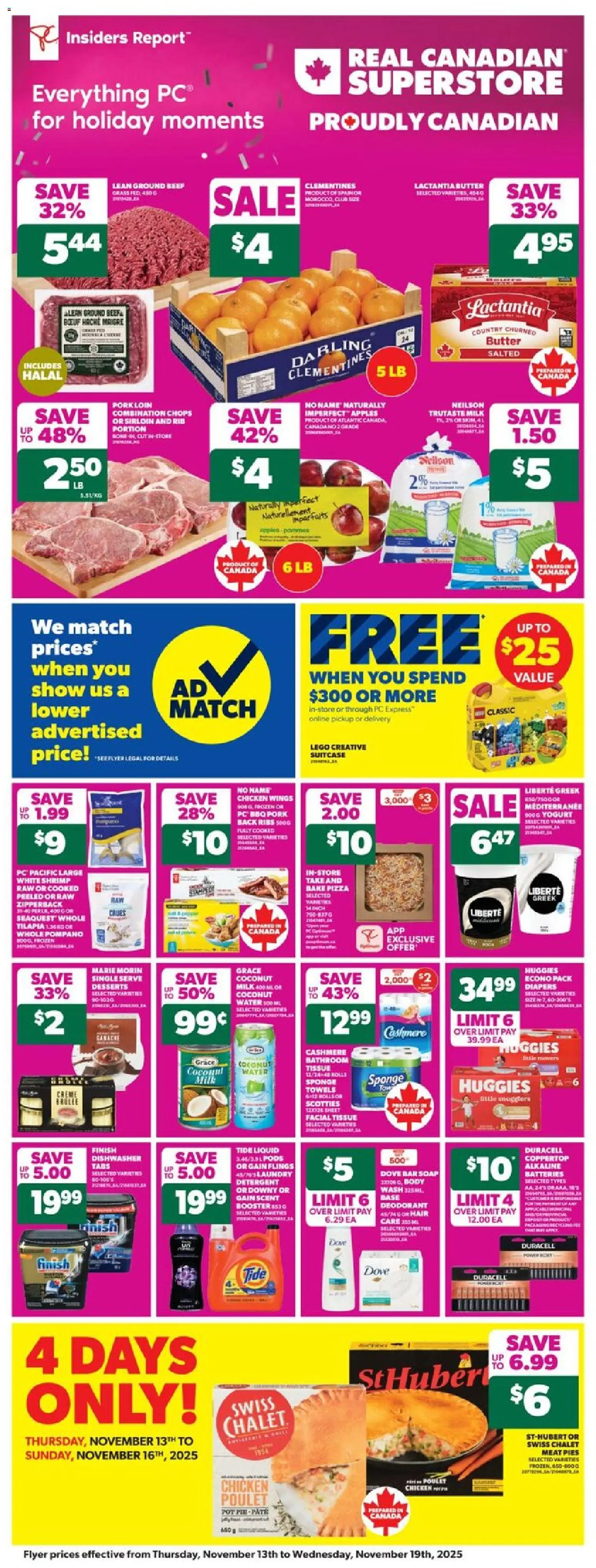 Real Canadian Superstore weekly flyer / circulaire - page 3- valid from Nov 13, 2025