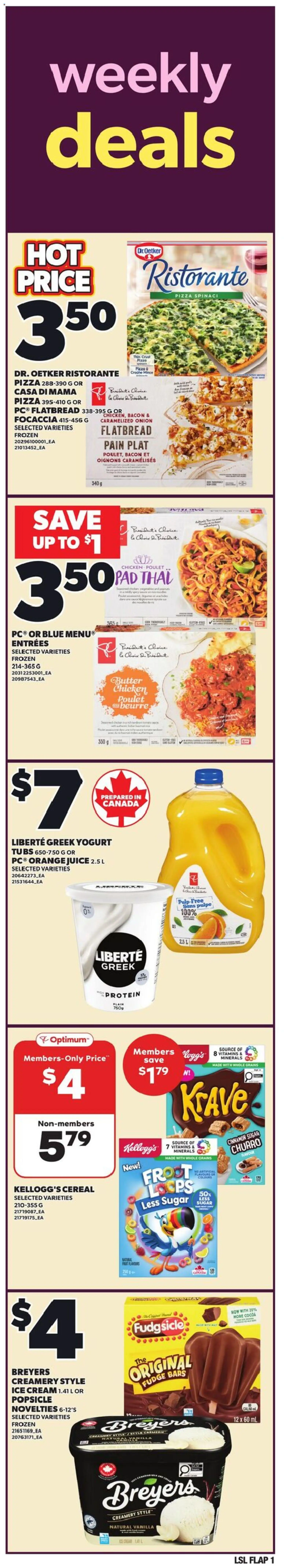 Loblaws weekly flyer / circulaire - page 1- valid from Apr 9, 2026