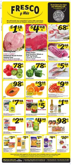 Preview Fresco y Más Weekly Ad valid from 12/10/2025