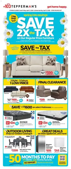 Preview Tepperman's weekly flyer / circulaire valid from Apr 3, 2026