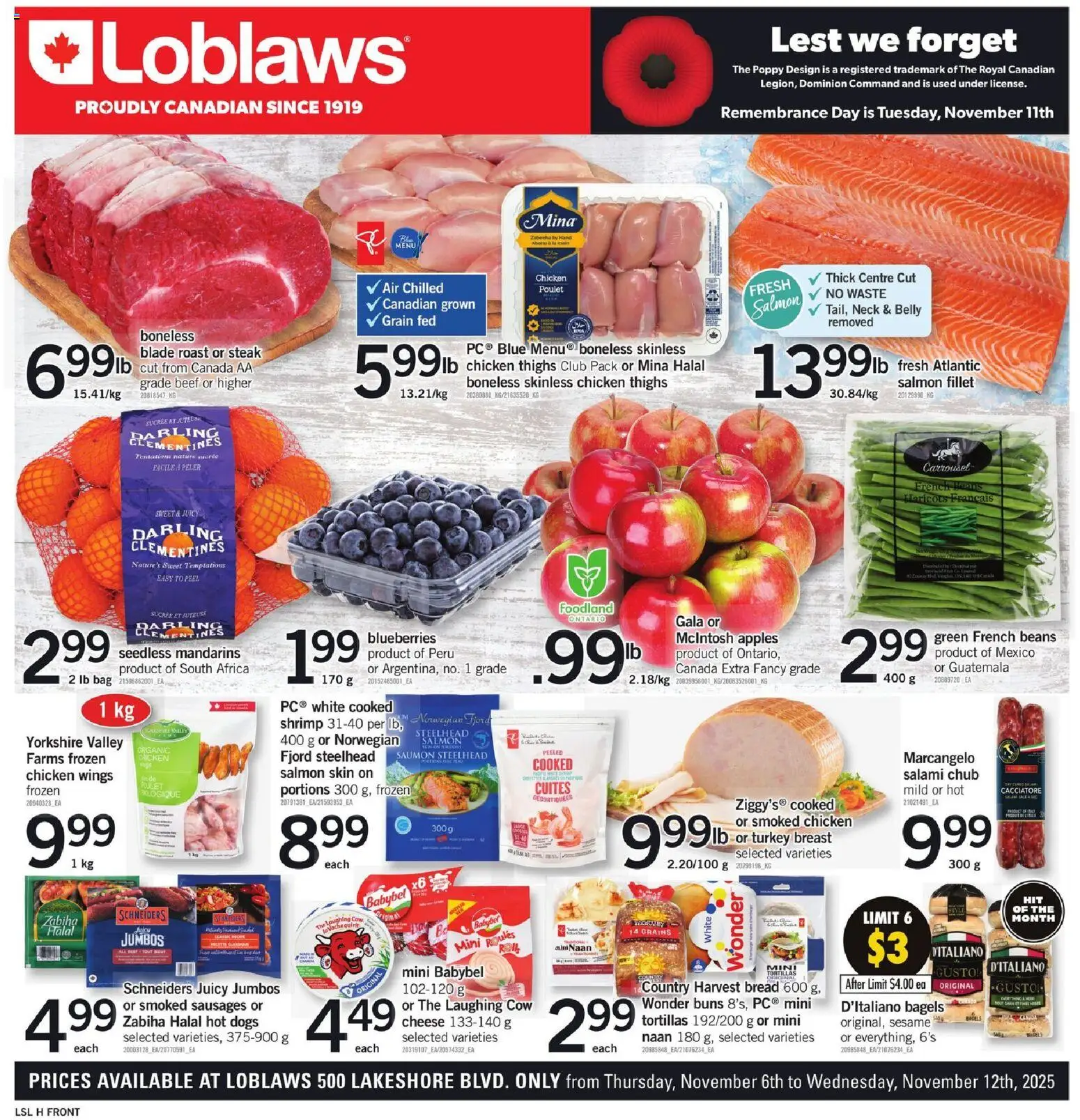Loblaws flyer - ON - page 1- valid from Nov 6, 2025