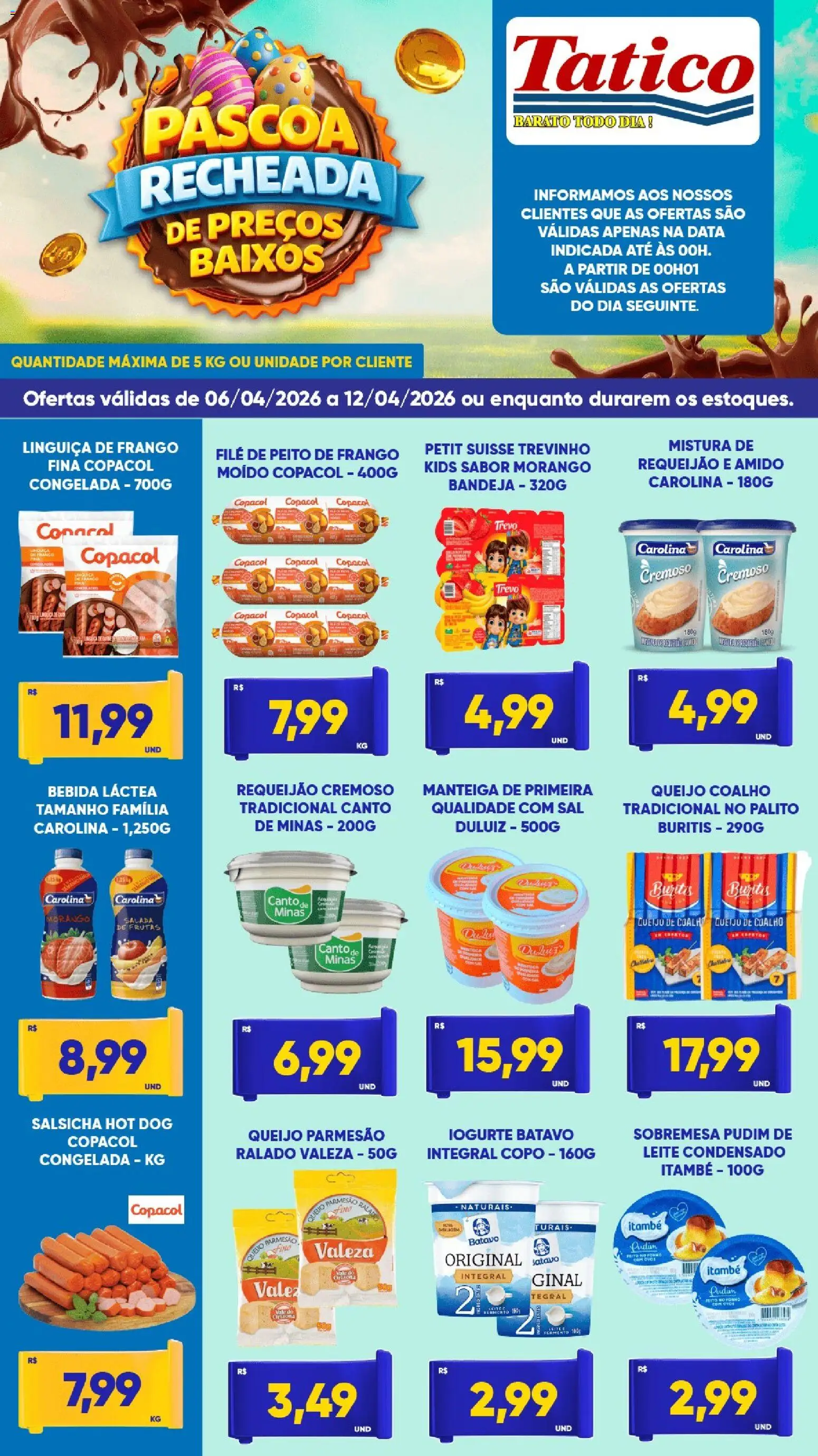 Tatico ofertas Fim de Semana - página 1- válido a partir de 06/04/2026
