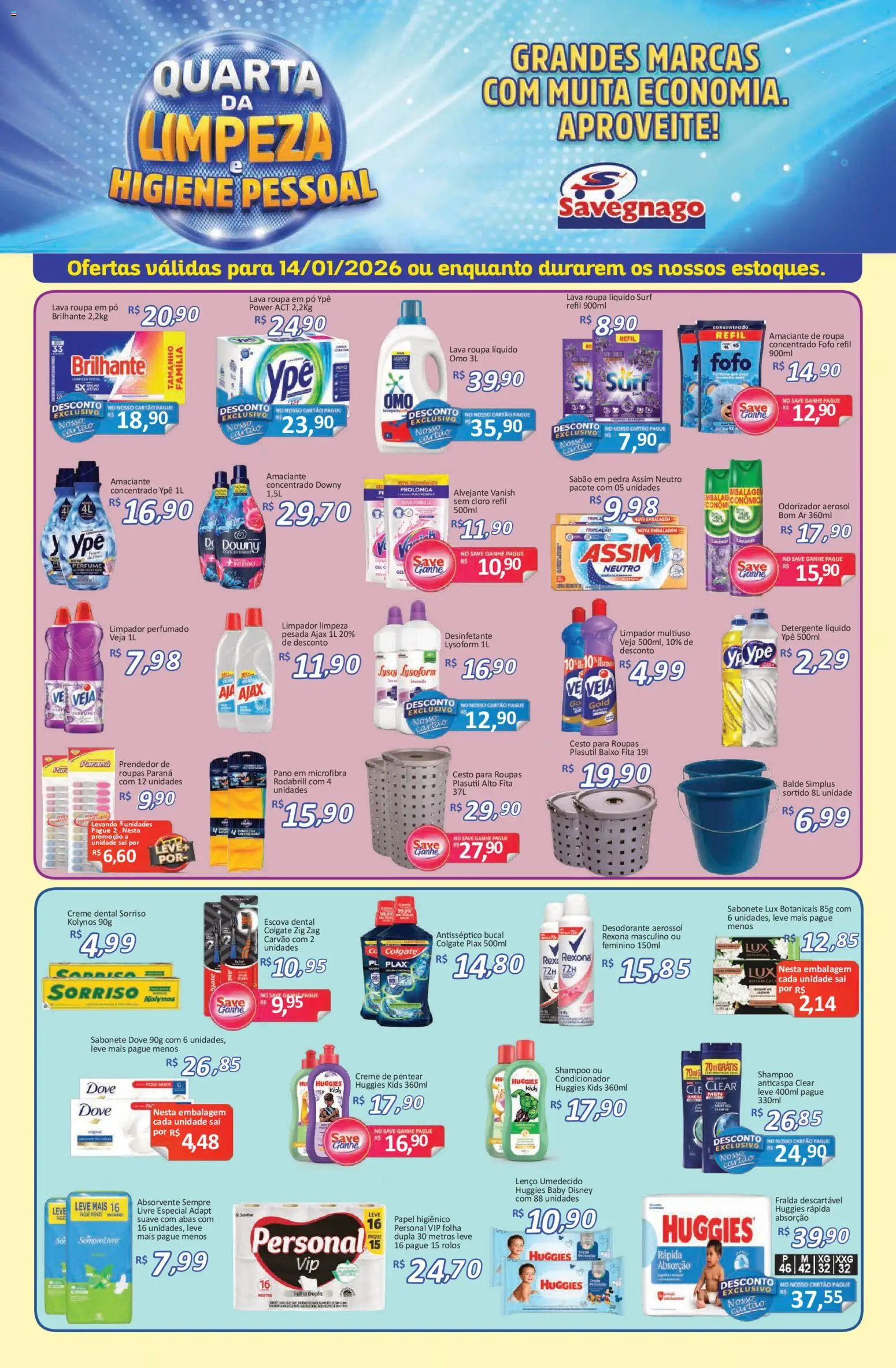 Savegnago - Ofertas da semana - página 1- válido a partir de 14/01/2026
