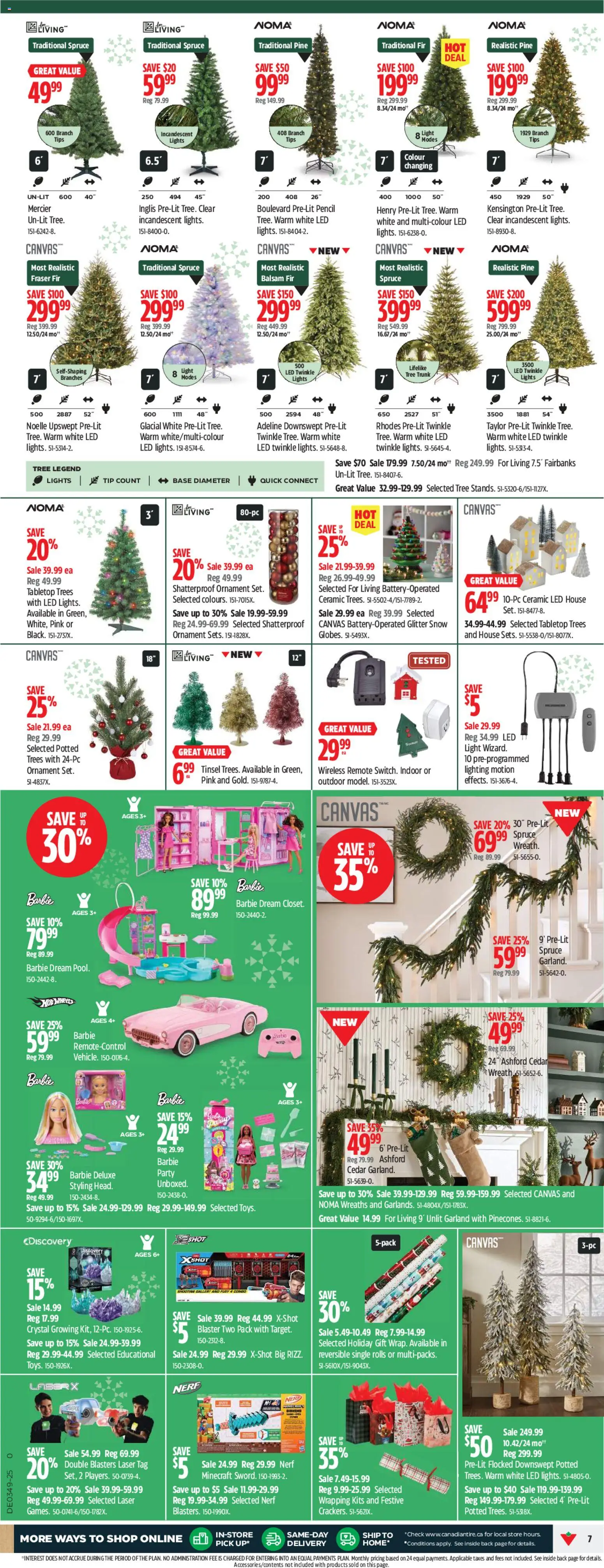 Canadian Tire weekly flyer - page 7- valid from Nov 27, 2025