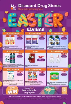 Discount Drug Stores catalogue preview - valid from 19/03/2026